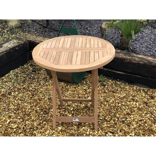 Racine Folding Teak Bistro Table