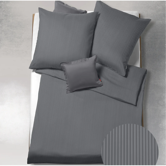 Streifsatin Linz 100% cotton 255 TC Duvet Cover Set