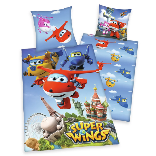 Super Wings Duvet Cover Set