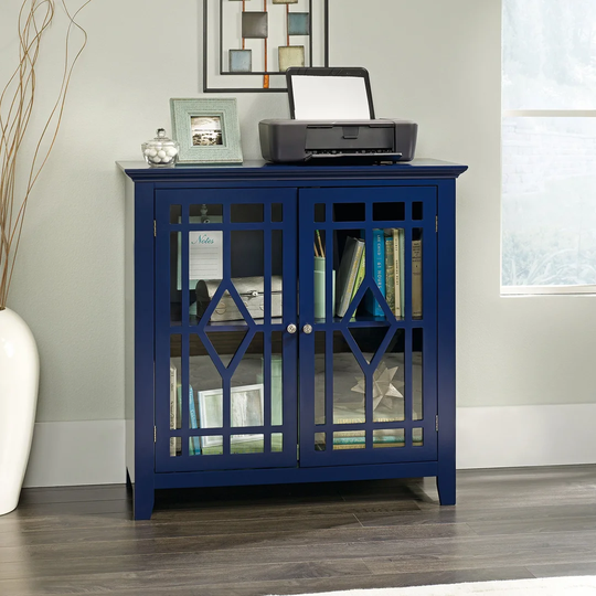 Baldwyn Steel 2-Door Cabinet Accent Chest