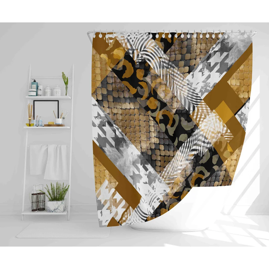 Skuli Polyester Shower Curtain