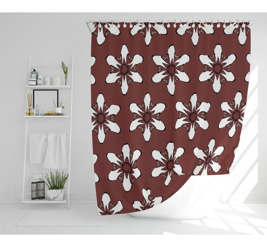 Derbyshire Polyester Shower Curtain Set