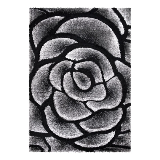 Tarkio Ultra Soft Black/White Rug