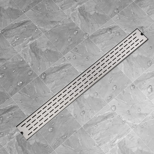 Linear Shower Drain Line 1030x140 mm Stainless Steel VDTD04361 - Topdeal