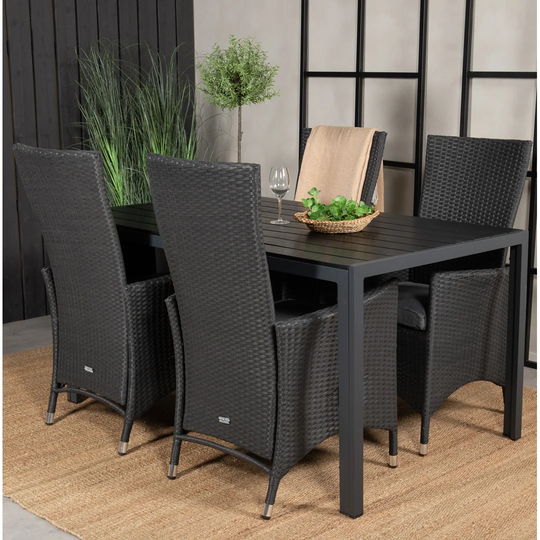 Alby 4 Seater Dining Set with Cushions