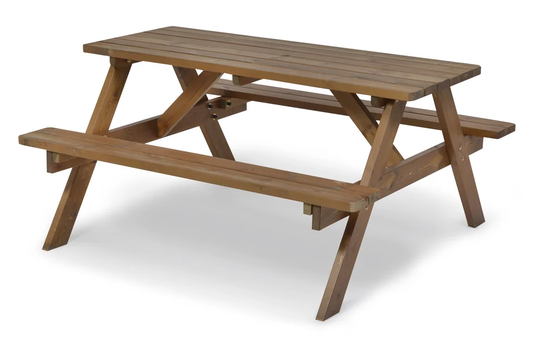 Model Wooden Picnic Table