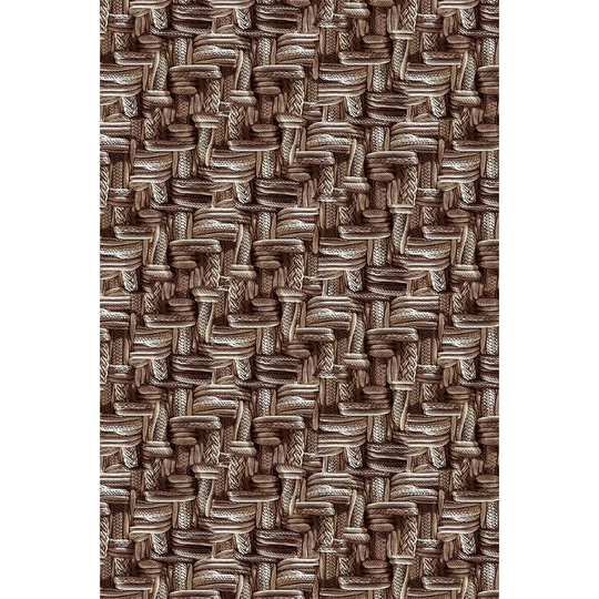 Chretien Flatweave Brown Rug
