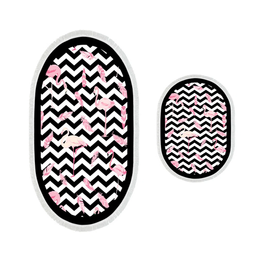 Viet 2 Piece set Oval Bath Mat