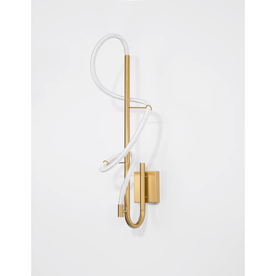 Landry 1 - Light LED Gold Armed Sconce