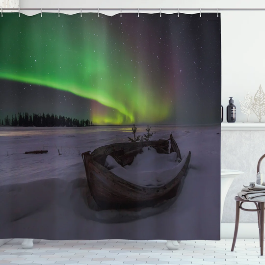 Anthny Polyester Shower Curtain Set