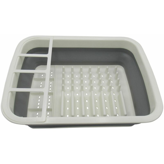 Collapsible Dish Rack - Folding Drainer Washing Drying Cutlery Pop Up