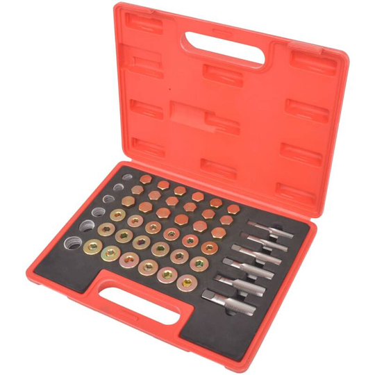 Oil Drain Plug Thread Repair Kit Vidaxl