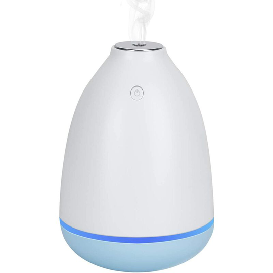 Perlerare - 200ml Mini Home Air Humidifier, Quiet Portable Essential Aromatherapy Oil Mist usb Diffuser with Colored led Light Perfect for
