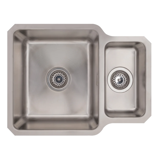 58cm x 45cm 1.5 Bowl Undermount Kitchen Sink