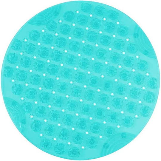 Round Massage Bath Mat Non-Slip Shower Mat Bathroom Mat Machine Washable Shower Mat