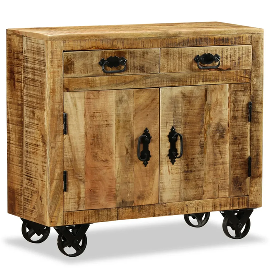 Chaisson Solid Wood 2 - Door Cabinet