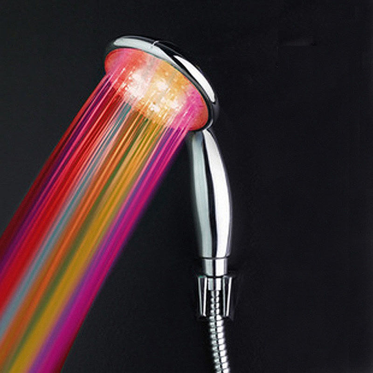 Led Shower Head, High Pressure Shower Head with 7 Color led Lights in Rain Modes Save 40% Water