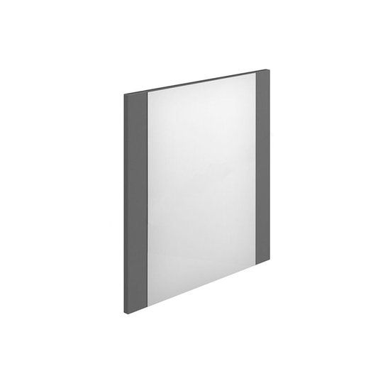 Nevada Square Bathroom Mirror 600mm Wide Grey - Duchy