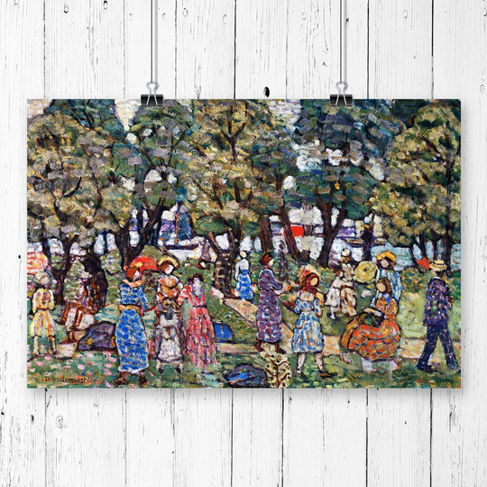 'Under the Trees' by Maurice Pendergrast Printing Print