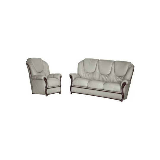Mississippi Sofa Set 3 Seater + Armchair Genuine Italian Leather Sofa Suite Offer