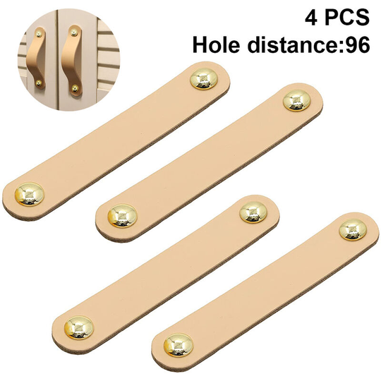 Pieces Drawer Knob Pulls Leather Cabinet Drawer Handle Pulls Mordern Cabinet Cupboard Knobs with Screws for Home Office Cabinet Drawer Handles