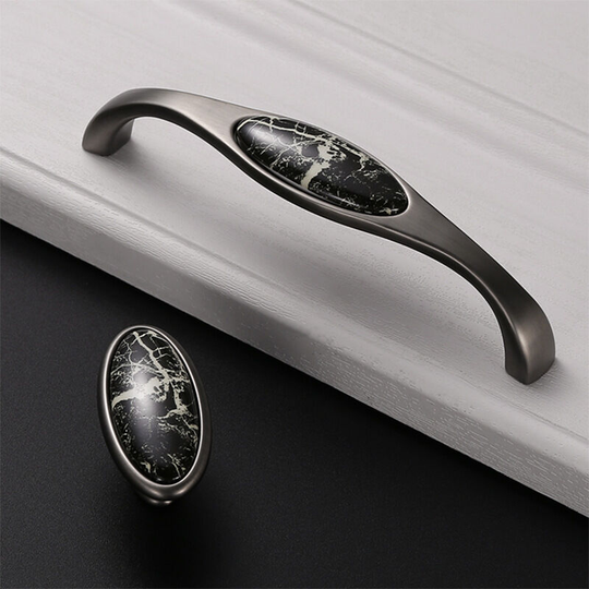 2 Piece Cabinet Pull Cabinet Handles Drawer Knobs Drawer Handle Cabinet Handle Kitchen Door Handles Stainless Steel Cabinet Handle, for Cabinet, Black