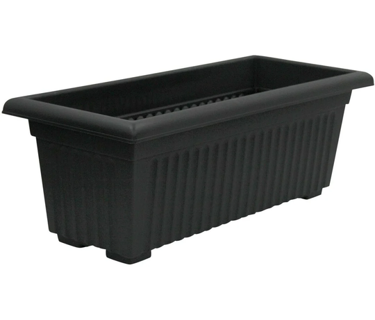 Extra Large 70Cm Long Garden Planter Plant Pot Plastic Trough Raised Planter