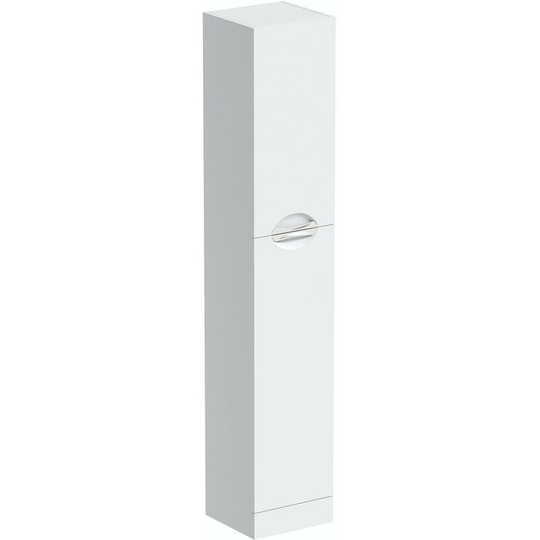 Elsdon white tall storage unit 1900 x 350mm - White - Orchard