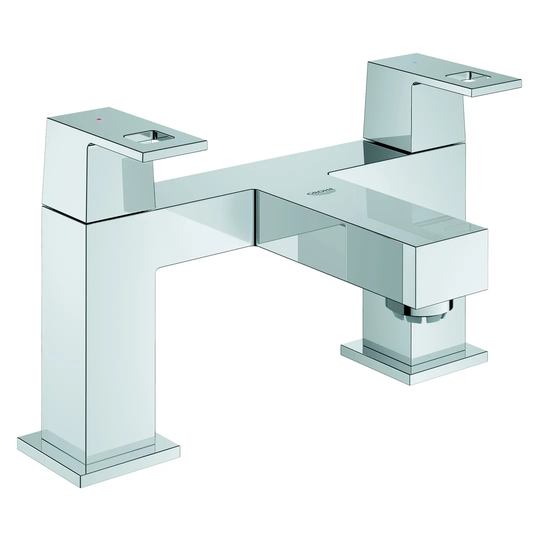 GROHE Eurocube Two-handled Bath filler 1/2" Chrome 25136000