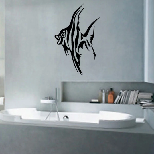 Angel Fish Design 2 Decal Vinyl Wall Sticker