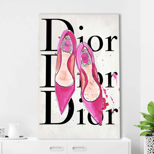 Dior 3 by Jodi - Wrapped Canvas Painting Print