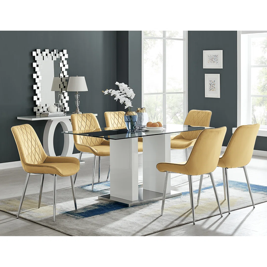Wausa 6 - Person Dining Set