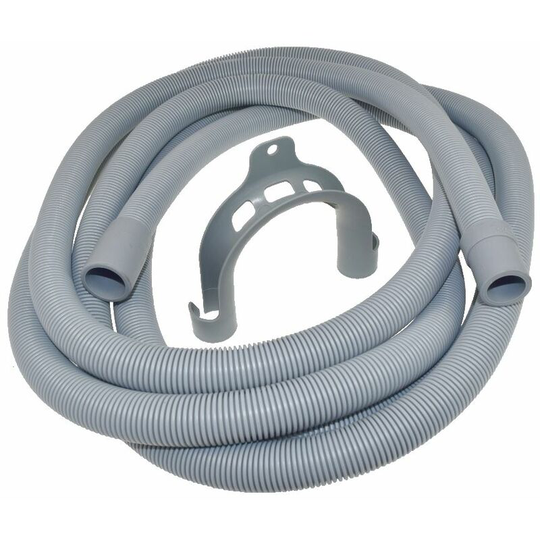 Universal Dishwasher Washing Machine Drain Outlet Hose and Hook 4 Meter Length 19-22mm