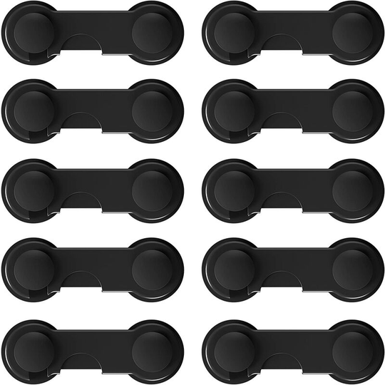 Perleraregb - Lot of 10] Children's safety closet doors, practical safety Drawer baby safety locks with resistant adhesive for cabinets, fridge,