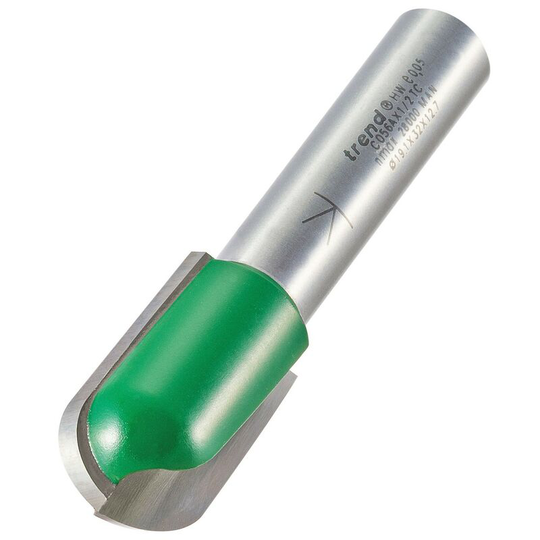 Trend C056AX1/2TC Draining Groove Rounded Cove Cutter 9.5mm Radius 1/2 19mm 32mm