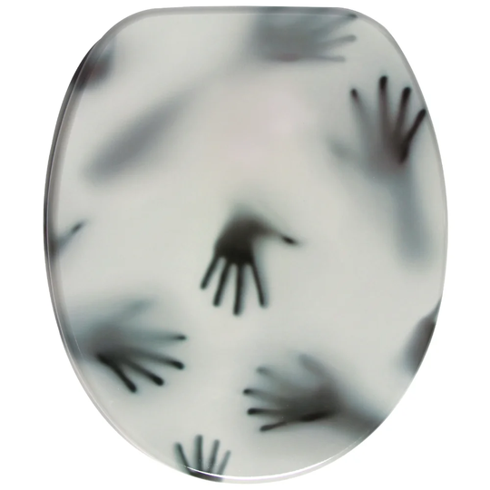 Shadow Hands Soft Close Toilet Seat