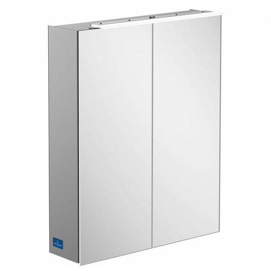 My View One 2 Door led Mirror Cabinet - 607mm x 746mm - A439G600 - Villeroy&boch