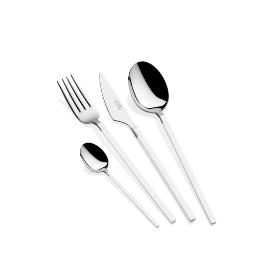 24-piece cutlery set Gold -plated stainless steel