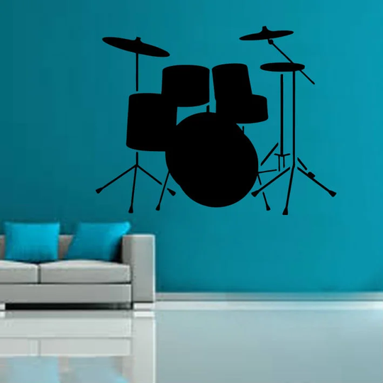 Drum Set Wall Sticker