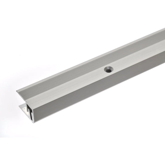 Abimelec Metal 1.5 cm Thick x 2 cm Wide x 170 cm Length Overlap Reducer in Silver