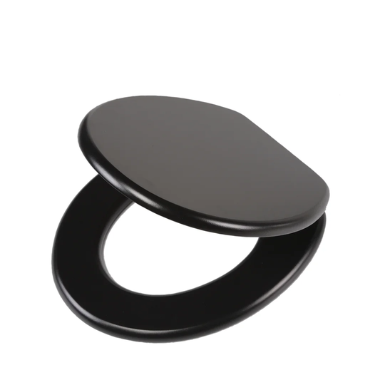 Leather Look Round Toilet Seat