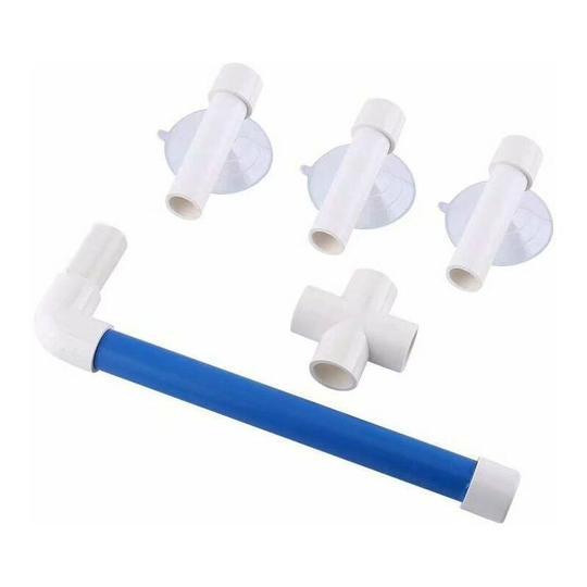 Foldable Parrot Perch Birds Bathroom Bar Perches 3 Suction Cup Window Bathtub Wall Paw Grinder Stand Toy Soekavia