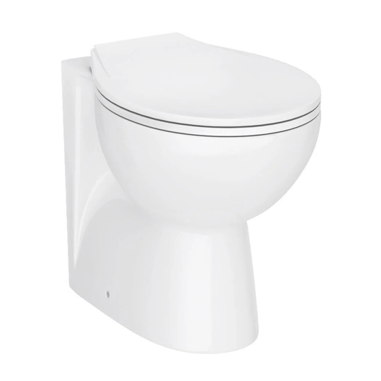 Bazan Back to Wall Toilet and Soft Close Seat