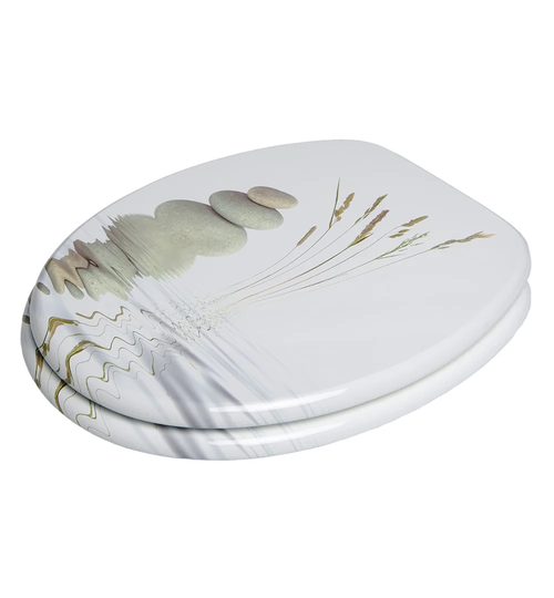 Nuno Elongated Toilet Seat Sticker