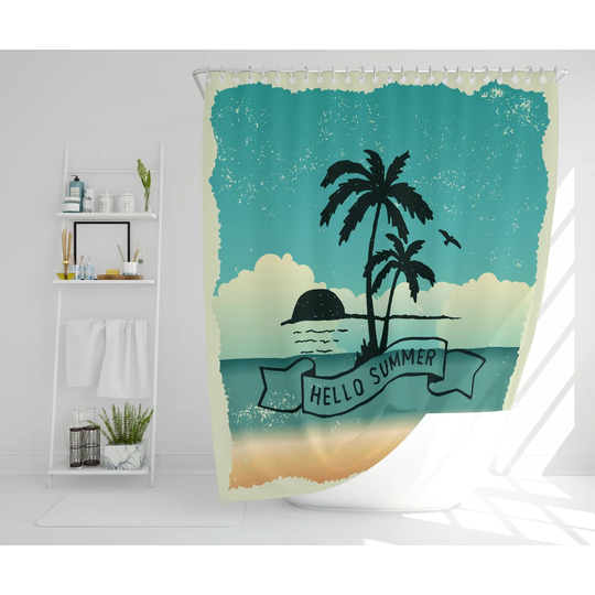 Aniyah Polyester Shower Curtain