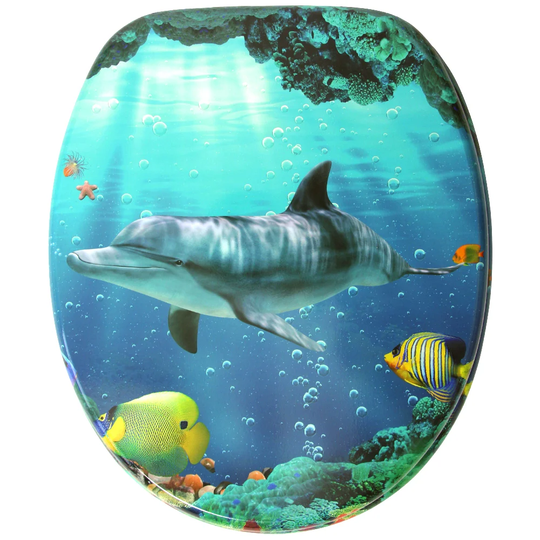 Dolphin Soft Close Toilet Seat