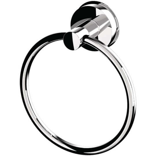 Suction Towel Ring 7.2x18.5x21 cm Chrome Ridder Silver