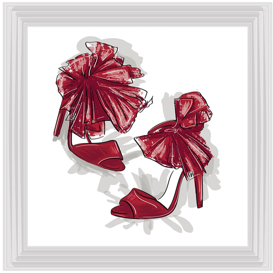 Red Heels - Picture Frame Painting