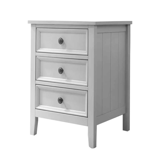 Herlinda 3 Drawer Bedside Table