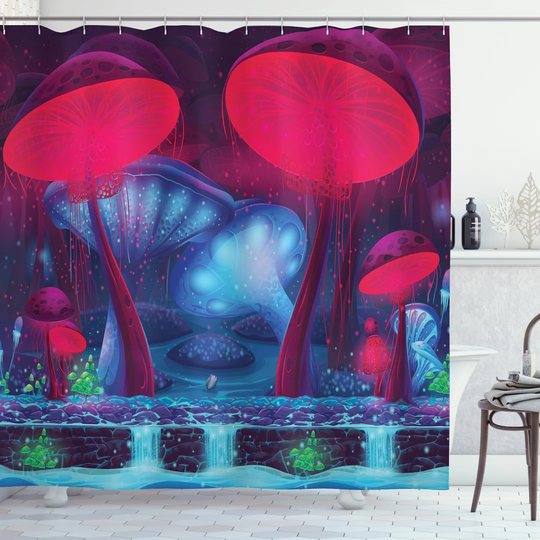 Beverie 13 Piece Polyester Shower Curtain Set